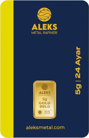 AgaKulche 5 gr 995 24 Ayar AMR Külçe Altın - Image 1