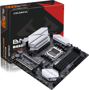 COLORFUL BATTLE-AX B650M-PLUS WiFi V15 DDR5 7600Mh mATX AM5 Gaming (Oyuncu) Anakart - Image 1
