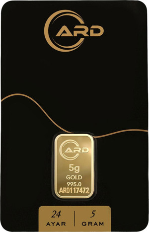 Gekas Kuyumculuk ARD 5 gr 995 24 Ayar Külçe Altın - Image 1