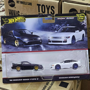 HOT WHEELS Premium Car Culture 2'li Premium Araba Serisi 96 Nissan 180Sx Type X ve Nissan SiIEighty - Image 1