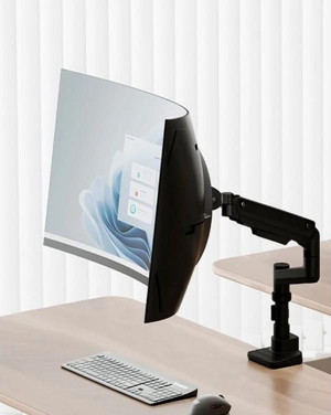 Digitus Tekli Ultra Geniş Monitör Kolu 17 "-49" 20KG Typ-C / USB Çıkışlı - Image 1