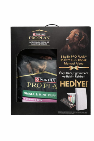 Pro Plan Yavru Köpek Başlangıç Seti (3 Kg Yavru küçük ve Mini Irk Köpek Maması Ölçü Kabı, Eğitim Pedi ve Bakım Rehberi) - Image 1