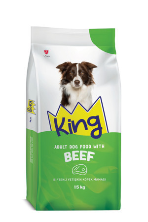 King Biftekli Yetişkin Köpek Maması 15 Kg - Image 1