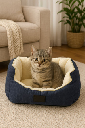 Ribac Prenses Yatak Kedi & Köpek Yatağı Şık Dayanıklı Ve Ultra Yumuşak - Image 1