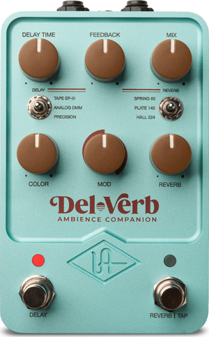 UAFX Del-Verb Ambience Companion - Vintage'den Günümüze Reverb ve Delay Pedalı - Image 1