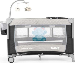Kanz Sleepside +Plus Siyah 70x110 cm Anne Yanı Oyun Parkı - Image 1