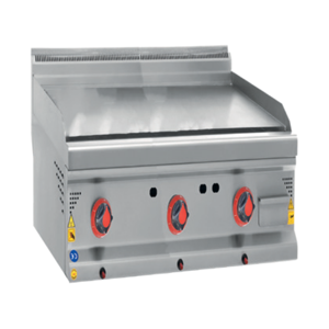 CSA Inox CSA Karacasan 900 Seri Set Üstü 80 cm Elektrikli Düz Pleyt Izgara 120x90x85Cm - Image 1