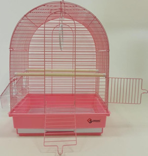 Dayang İki Kapılı Davul Kafes 35x28x46 cm Pembe - Image 1