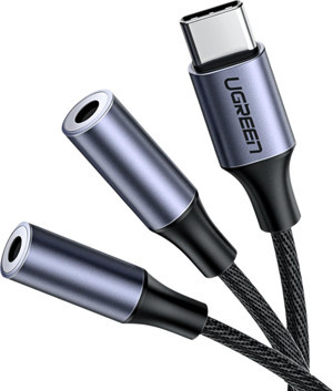 Ugreen Type-C to 2’li Aux Kulaklık Çıkış Çoklayıcı - Image 1