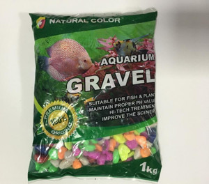 Natural Color Renkli Akvaryum Çakılı 1 kg - Image 1