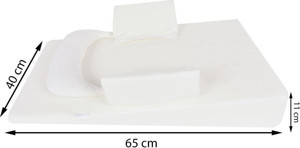 Sevi Bebe Çok Fonksiyonlu Bebek Reflü Yatağı Beyaz - Image 1