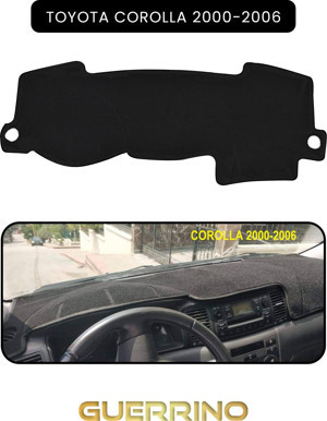 Ett Toyota Corolla (2000-2006)Torpido Koruma Halısı Siyah Kenar  - Image 1