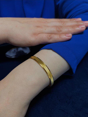 Kuyumcu Nurettin 8 gr (GRAM) Trabzon Şarnel Bilezik 22 Ayar Altın Yatırımlık Işçiliksiz