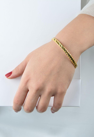 Kuyumcu Nurettin 12 gr (GRAM) Üçlü Adana Burma 22 Ayar Altın Bilezik