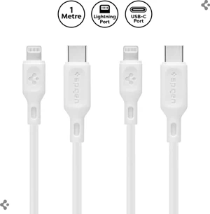Spigen Essential C10CL 1 m Type-C to Lightning Şarj Kablosu - Image 1