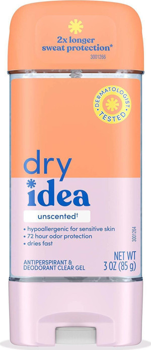 Dry Idea Unscented Clear Gel Antiperspirant Deodorant 85GR - Image 1