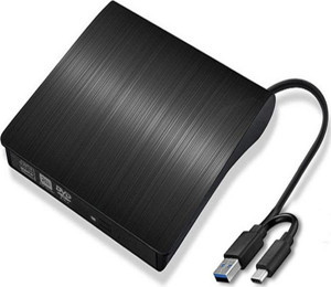 Harici DVD Sürücü USB 3.0 veya Type-c Cd Dvd Yazıcı Okuyucu Taşınılabilir Pc Dizüstü Uyumlu 12.7mm  - Image 1
