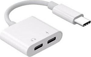 5067 Type C To Kulaklık Hızlı Şarj Giriş Çevirici Çoklayıcı Çoğaltıcı Splitter Adaptör Type C To Type-C Dönüştürücü - Image 1