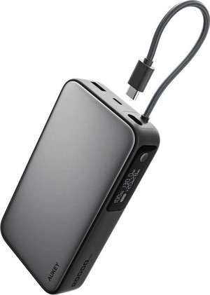 Aukey Pb-y48-gy 100w 20000 Mah Pd Dahili Type-c Kablolu Powerbank - Image 1
