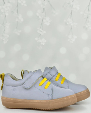 Anatomik Hakiki Deri Yumuşak Lastikli Cırtlı Çocuk Ayakkabı - Image 1