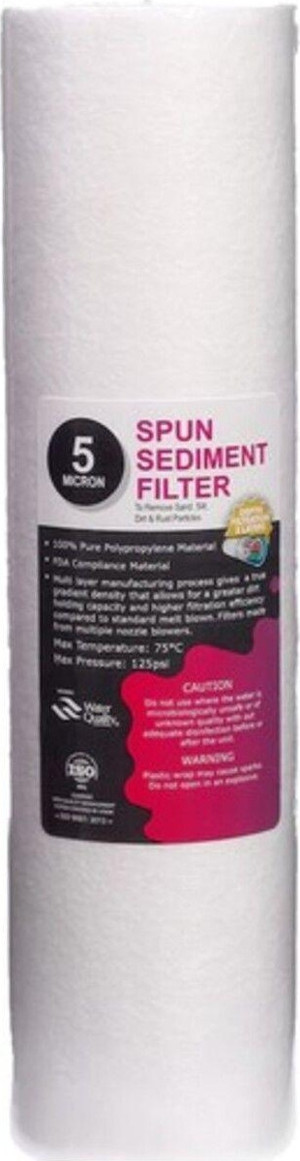 Lotto Filters Sediment Filtre Açık Kasa Su Arıtma Filtre 5 Mıcron Spun Aqcs - Image 1