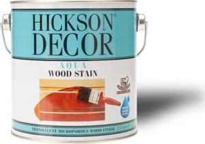 Hickson Decor Ultra Aqua Wood Stain - Renkli Ahşap Vernik 2.5lt-Ebon - Image 1
