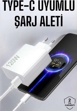 Hnb Store Type-C 120W Şarj Aleti Hızlı Şarj Turbo - Image 1