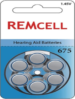 Remcell 675 Numara İşitme Cihaz Pili Kulaklık Pili 6'lı Blister-1 PAKET - Image 1