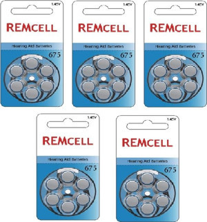Remcell 675 Numara İşitme Cihaz Pili Kulaklık Pili 6'lı Blister-5 PAKET - Image 1