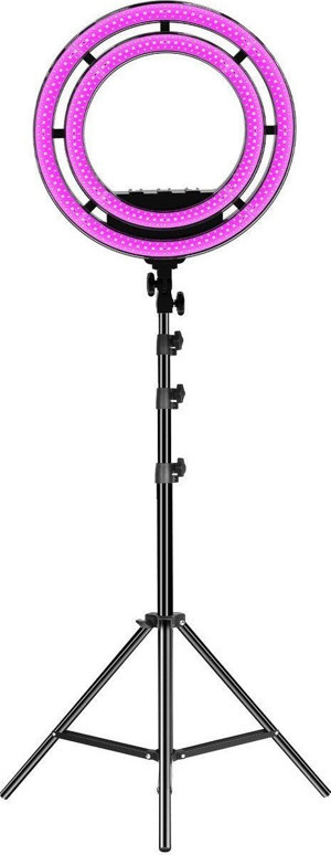 Gvm Ring 18 50W Rgb & Bi-Color Led Soft Çift Ring Işık - Image 1