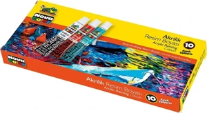 Nova Color Akrilik Boya 10 Renk Tüp - Image 1