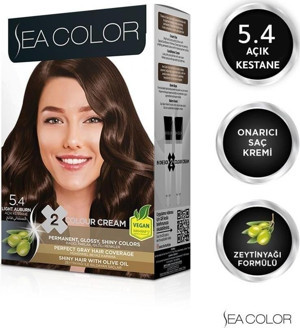 Sea Color Saç Boyası 5/4 Açık Kestane - Image 1
