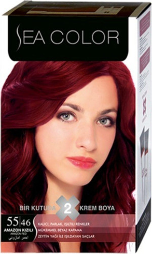 Sea Color Saç Boyası Amazon Kızılı 55/46 - Image 1