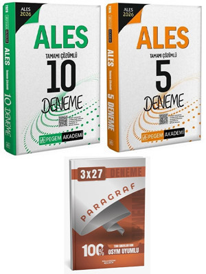 Pegem 2026 ALES 10+5 Deneme 2 li Set AnlaKazan Paragraf - Pegem Akademi Yayıncılık - Image 1