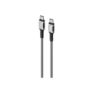 hkm tech DYNAMIC 60W hızlı şarj, Mıknatıslı, Type-C to Type-C Şarj ve Data Aktarım Kablosu, 1 metre, Siyah - Image 1