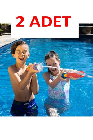 Lrs Store 2 Adet Su Pompası Havuz Oyuncağı Süngerli Pompalı Köpük Su Tabancası - Image 1