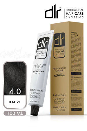 Dlr Color Saç Boyası 60Ml 4.0 Kahve - Profesyonel Kuaför Kalitesinde Renk Ve Parlaklık! - Image 1