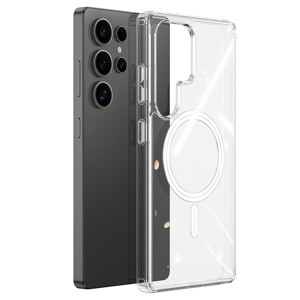 Samsung Galaxy S25 Ultra Magsafe Kılıf Şeffaf Silikon - Image 1