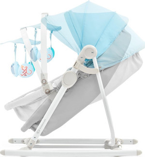 Kinderkraft Unımo Up 5i 1 Arada Ana Kucağı Blue, Sallanan Bebek Koltuğu, Bebek Yatağı, Yenidoğandan - Image 1