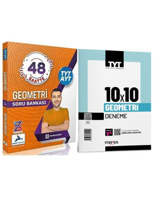2024 Paraf TYT AYT Geometri Soru Z Takımı ve Marka TYT 10x10 Geometri Deneme - PRF Paraf Yayınları - Image 1