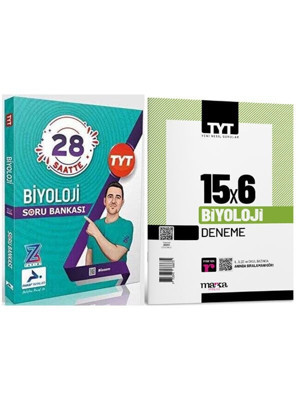2024 Paraf TYT Biyoloji Soru Z Takımı ve Marka TYT Biyoloji 15x6 Deneme Seti - PRF Paraf Yayınları - Image 1