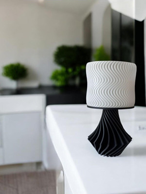 Vintage Dekoratif Bohem Abajur Gece Masa Lambası Ev Dekorasyon Trendi Siyah Beyaz - Image 1