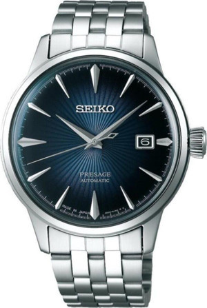 Seiko Presage Cocktail Time SRPB41 Çelik Kordon Mavi Erkek Kol Saati - Image 1