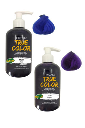 Trucare Truecolor X2 Renkli Saç Boyası Mor Ve Mavi 250 Ml - Image 1