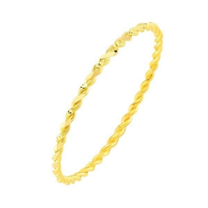 Bilezikhane 22 Ayar Noktalı İkili Burma Bilezik 20 Gram