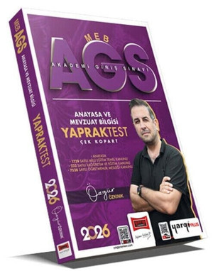 Yargı 2026 MEB-AGS Anayasa ve Mevzuat Bilgisi Yaprak Test - Özgür Özkınık Yargı Yayınları - Yargı Yayınları - Image 1