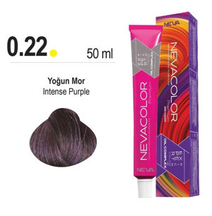 NEVACOLOR SAÇ BOYASI 0.22 YOĞUN MOR - Image 1