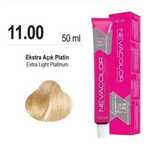 NEVACOLOR SAÇ BOYASI 11.00 EKSTRA AÇIK PLATİN - Image 1