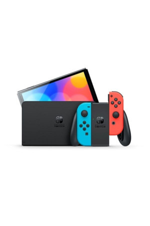 Nintendo Switch Oled Oyun Konsol Kırmızı Mavi - Image 1