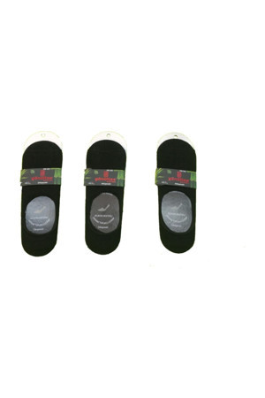 Gönültaş 12 Çift Siyah Renk Dikişsiz Bambu Çorap - Image 1